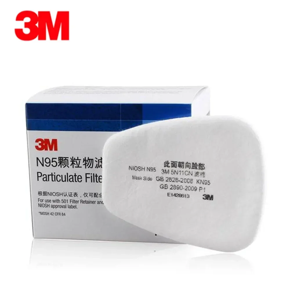 Dust Mask Construction - 10 sztuk/pudełko Filtry bawełniane 3M 5N11